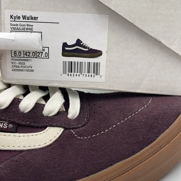 Vans WMNS Kyle Walker Suede Gum WineVN0A5JIEWNE Sneakers