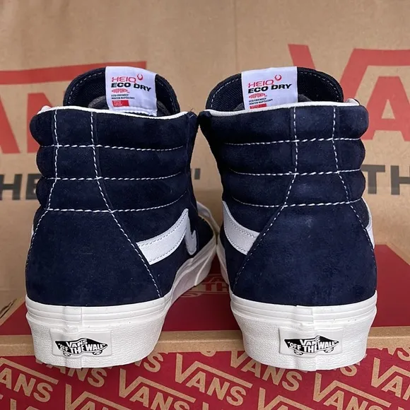 Vans WMNS Sk8-HI Pig Suede Parisian Nights/Nw White Sneakers