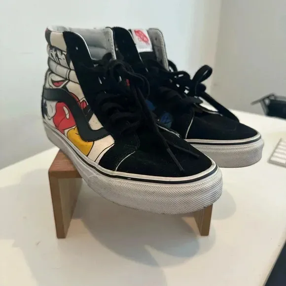 Vans x Disney Mickey &amp; friends High Top Sneakers  Used Women’s Size 7.5US