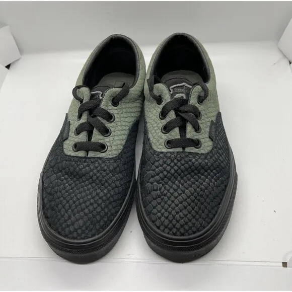 Vans x Harry Potter Slytherin Era Mens Size 5.5 Black Green Suede Snake Sneakers