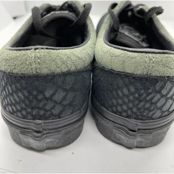 Vans x Harry Potter Slytherin Era Mens Size 5.5 Black Green Suede Snake Sneakers