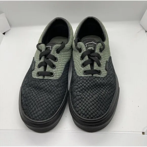 Vans x Harry Potter Slytherin Era Mens Size 5.5 Black Green Suede Snake Sneakers