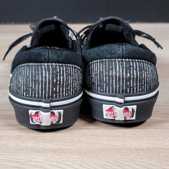Vans x Nightmare Before Christmas Jack Size 6 Womens Classic Slip-On Shoes Black