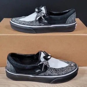 Vans x Nightmare Before Christmas Jack Size 6 Womens Classic Slip-On Shoes Black