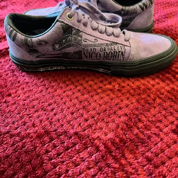 Vans X One Piece Wanted Nico Rob Skate Old Skool Shoes Mens Size 6.5 &amp; 8 Women’s