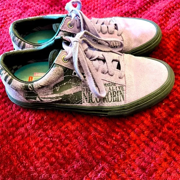 Vans X One Piece Wanted Nico Rob Skate Old Skool Shoes Mens Size 6.5 &amp; 8 Women’s