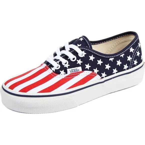 Vans Kids Authentic Shoes In Stars And Stripes