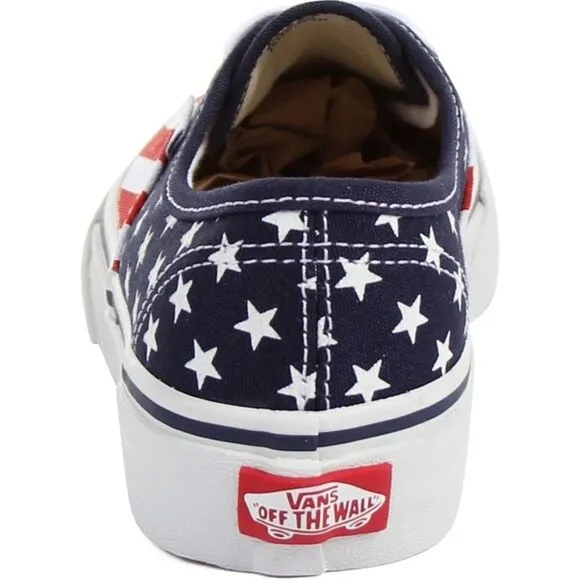 Vans Kids Authentic Shoes In Stars And Stripes
