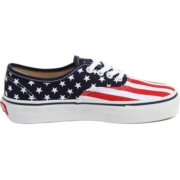 Vans Kids Authentic Shoes In Stars And Stripes