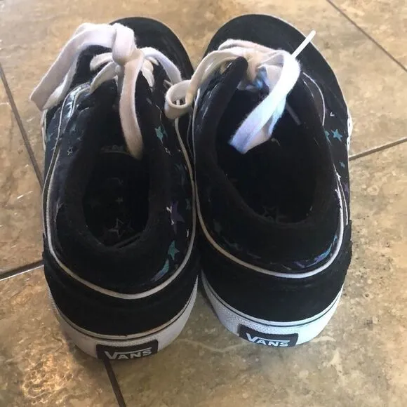 Vans Vulcanized black suede sneakers sz 10