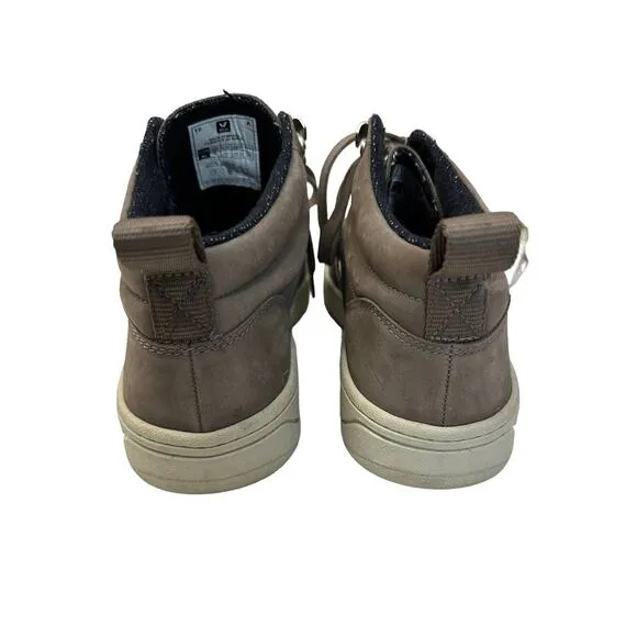 Veja Roraima mid-top hiking sneakers womens size 9 brown blue