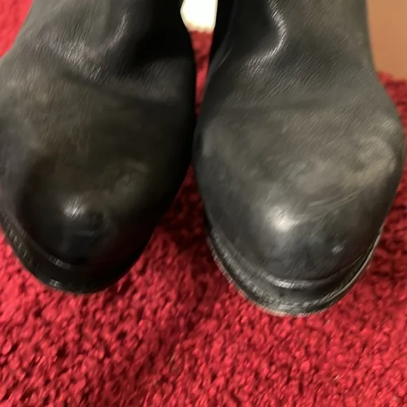 Vera Wang boots convertible Marilyn Black leather boots Size 9.5