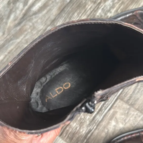 VERO CUOIO MEN ANKLE BOOTS BROWN  LEATHER MADE IN ITALY 🇮🇹 45-USA 12