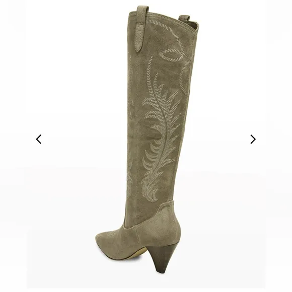 Veronica Beard Ballan knees high suede boots