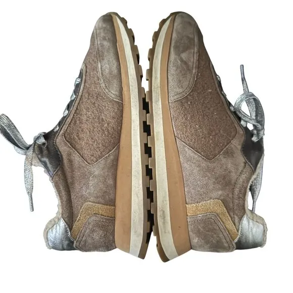 Veronica Beard Hartley Sneaker Wool Shearling Casual Shoes, Size 37.5 WORN ONCE