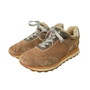 Veronica Beard Hartley Sneaker Wool Shearling Casual Shoes, Size 37.5 WORN ONCE