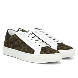 Veronica Beard Suede Leopard Bibi Sneakers Size 10