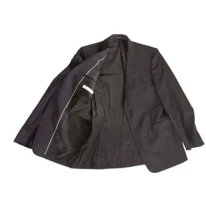 Versace Collection Men Sz 50 Wool Blazer 2 Buttons‎ Stripe Brown Viscose Lining