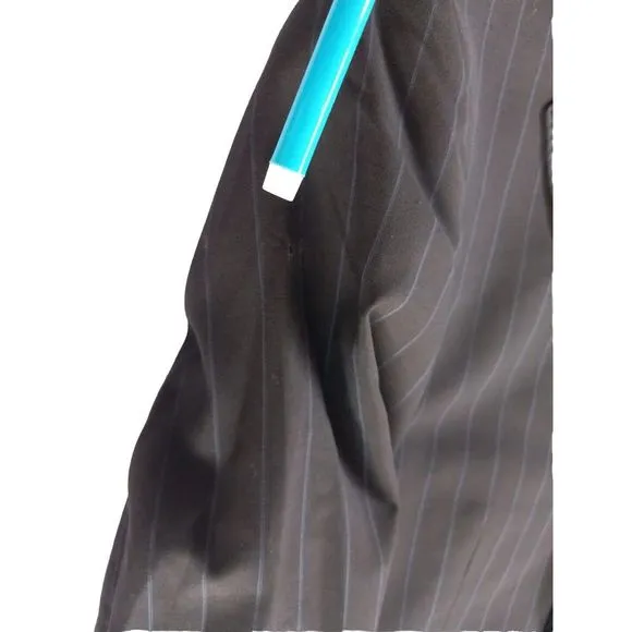 Versace Collection Men Sz 50 Wool Blazer 2 Buttons‎ Stripe Brown Viscose Lining