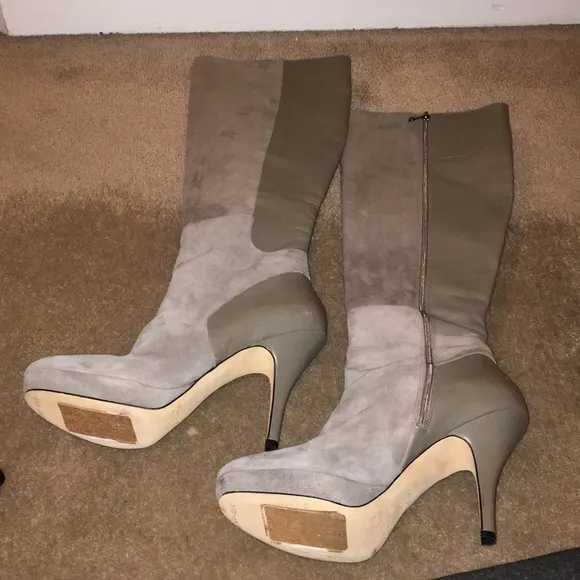 Via Spiga real leather NWT platform knee hi boots