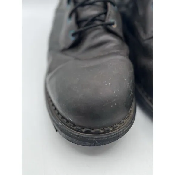 Vinatge Red Wing Men's Waterproof Dry Boots 414 Brown Leather Steel Toe Size 12