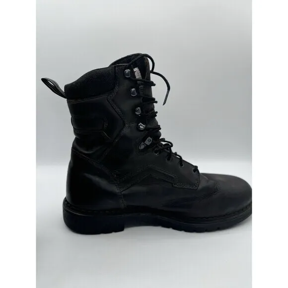 Vinatge Red Wing Men's Waterproof Dry Boots 414 Brown Leather Steel Toe Size 12