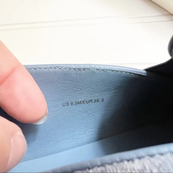 Vince 9.5 Suede Indigo Blair Slip On Sneakers
