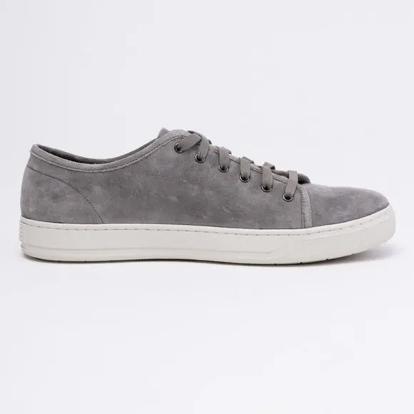 Vince Austin Suede Grey Lace Up Sneakers Size 8