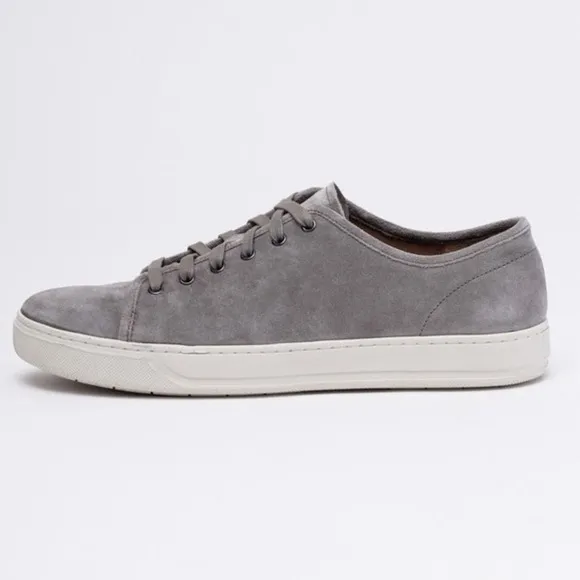 Vince Austin Suede Grey Lace Up Sneakers Size 8