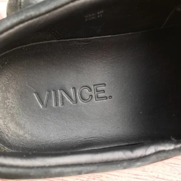 Vince Black Suede Sneakers