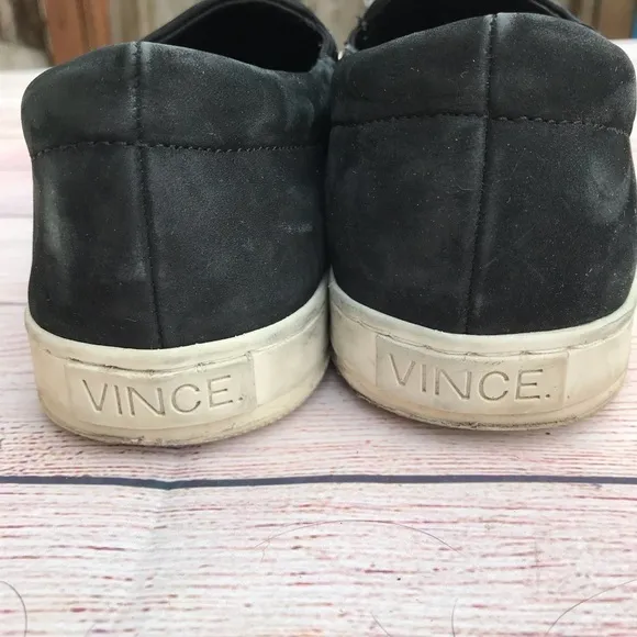 Vince Black Suede Sneakers