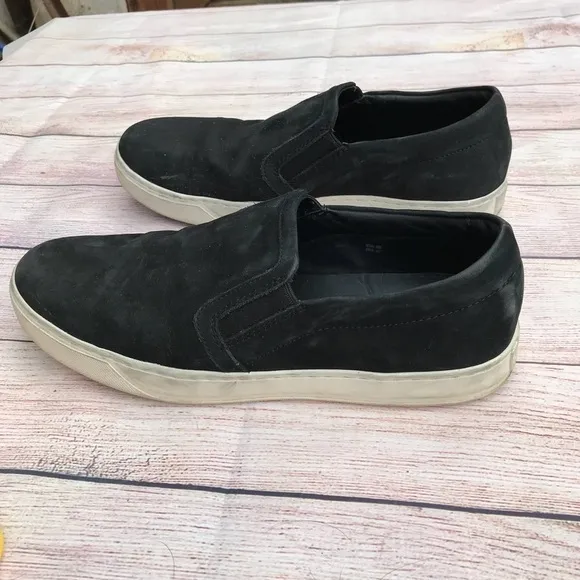 Vince Black Suede Sneakers