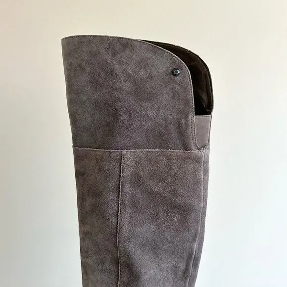 Vince Camuto Jorshie Suede Leather Over The Knee Boots 6.5