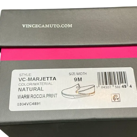 VINCE CAMUTO Marjetta Slip On Sneaker Snake $79 Retail NWT