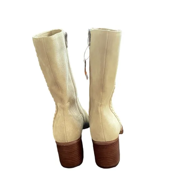 Vince Camuto NWT Oil and Water-Repellent Mid-Shaft Suede Boots -Zelcinna Size 11