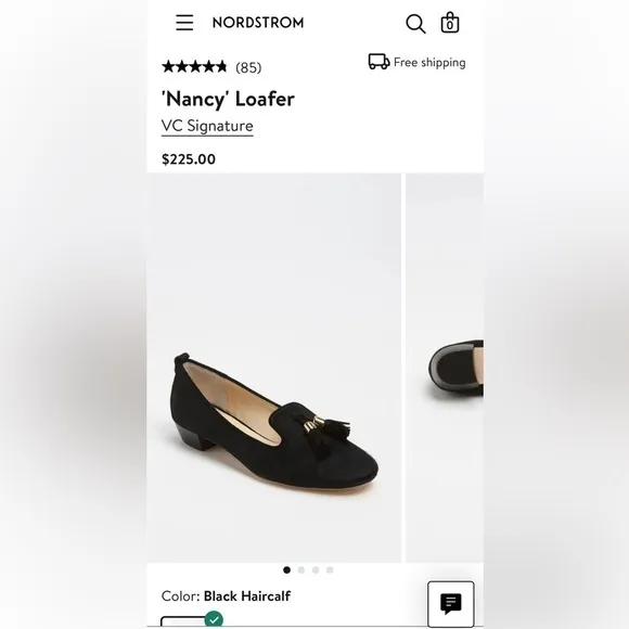 Vince Camuto Shoes Vc Signature Nancy Tassel Loafer Calf Hair Size 8.5 EUC