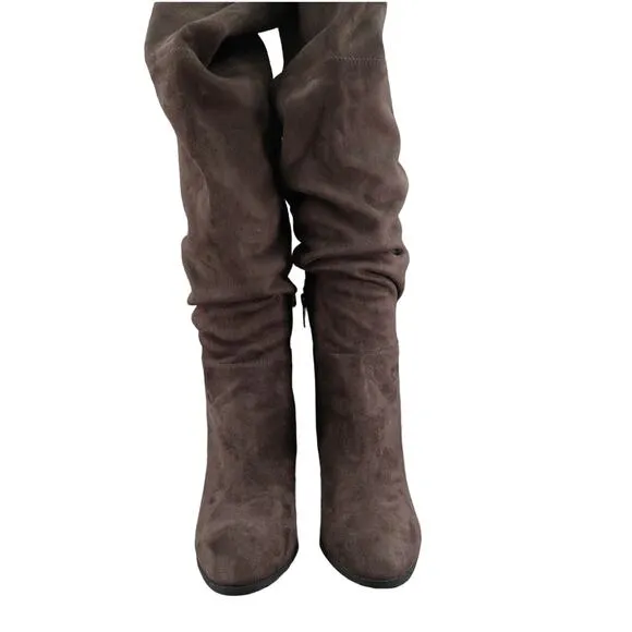Vince Camuto Shoes Womens 8.5 Boots Heeled Over The Knee Fashion Tapley Brown
