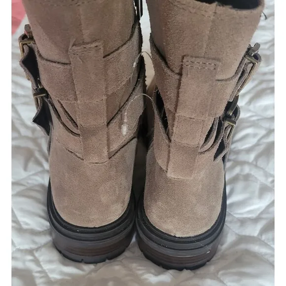 Vince Camuto Suede Cycling Boots Women's Size 7.5