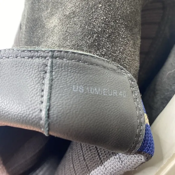 Vince Coleman $270 Sz 10 M Gray Suede High Top Pull on Sneakers comfort boots