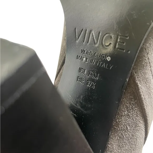 Vince Grey Suede Boots Womans‎ size 7.5