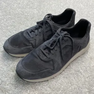 Vince Mens Size 11 1/2 Dark Gray Suede Sneakers