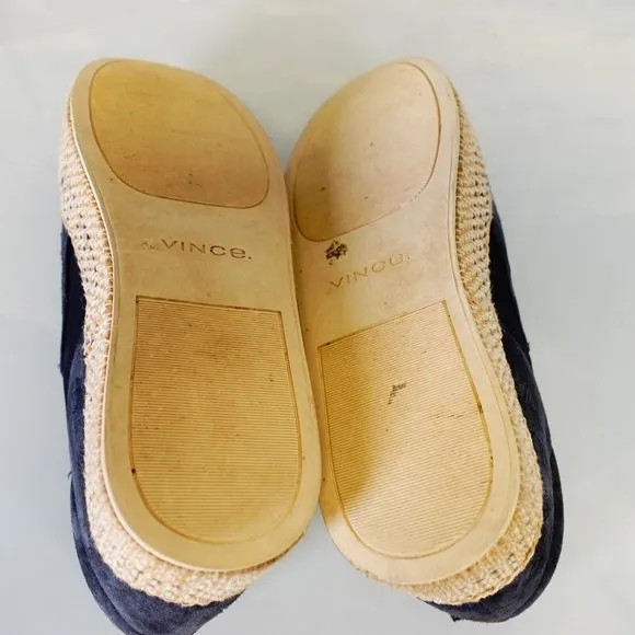 Vince Shoes Womens Leather‎ Chelsea Casual Sneakers Low Top Slip On Blue Suede