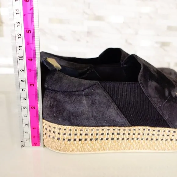 Vince Shoes Womens Leather‎ Chelsea Casual Sneakers Low Top Slip On Blue Suede
