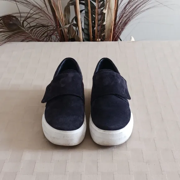 Vince Suede Blair Velcro Tab Sneakers