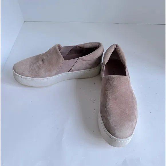 VINCE Warren Flatform Suede Sneakers. Size 7