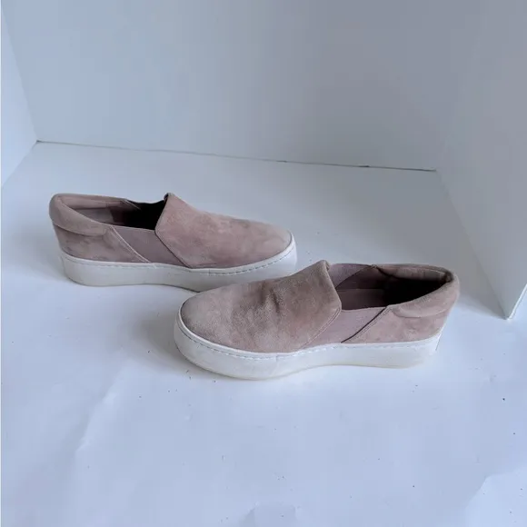 VINCE Warren Flatform Suede Sneakers. Size 7
