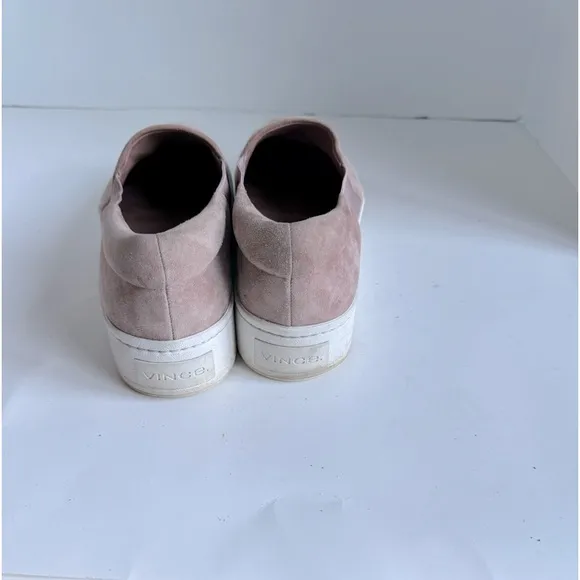 VINCE Warren Flatform Suede Sneakers. Size 7