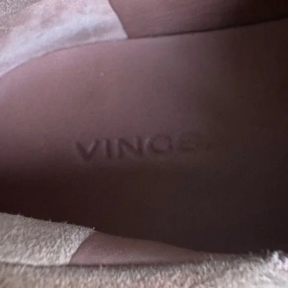 VINCE Warren Flatform Suede Sneakers. Size 7