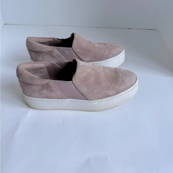 VINCE Warren Flatform Suede Sneakers. Size 7