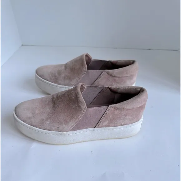 VINCE Warren Flatform Suede Sneakers. Size 7